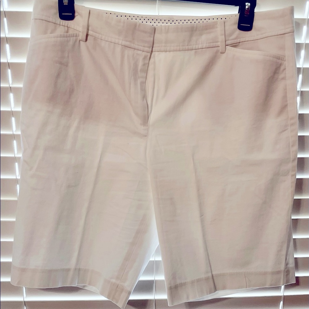 Talbot’s white shorts, size 14.